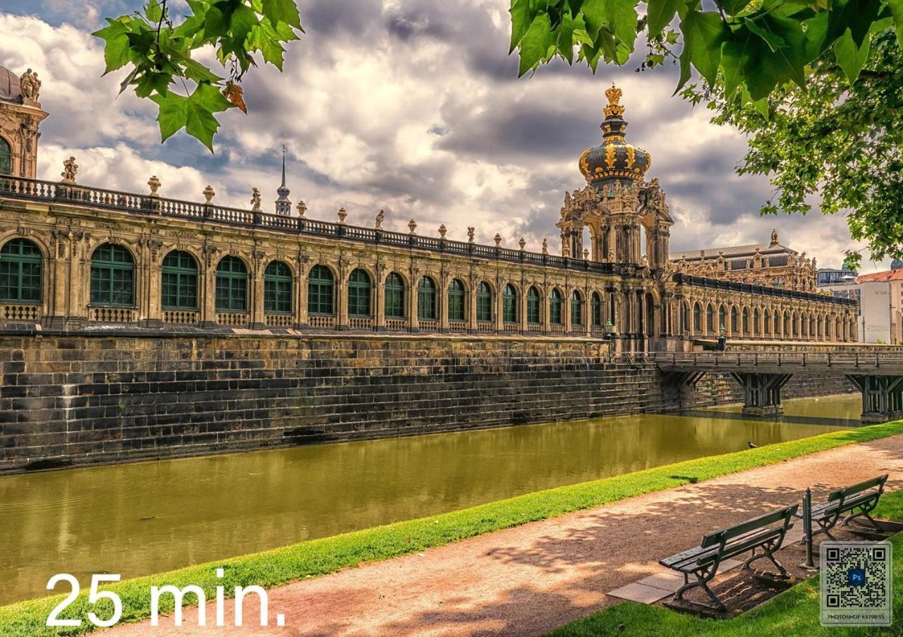 Dresden-Entspannung-Natur-Trifft-2-Staedte-Am-Fluss Exterior foto